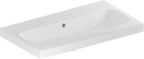 Geberit Waschtisch iCon Light aus Keramik in Weiß mit Überlauf, B/T: 75 x 42 cm - Bild 1