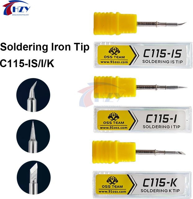HZY OSS C115-I/IS/K Präzisions-Schnellheizkern Lötspitze für SUGUN GVM T115 und C115 Lötstationen - Bild 1