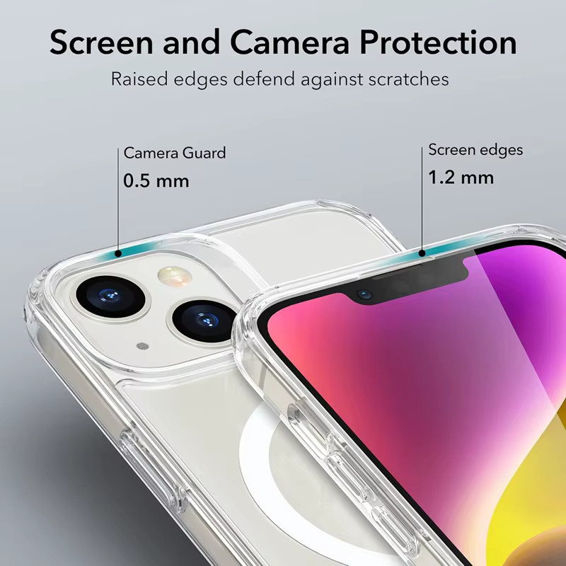 Transparente MagSafe kompatible Schutzhülle für iPhone 11 bis iPhone 17 Pro Max stoßfeste Wireless Charging Case - Bild 4