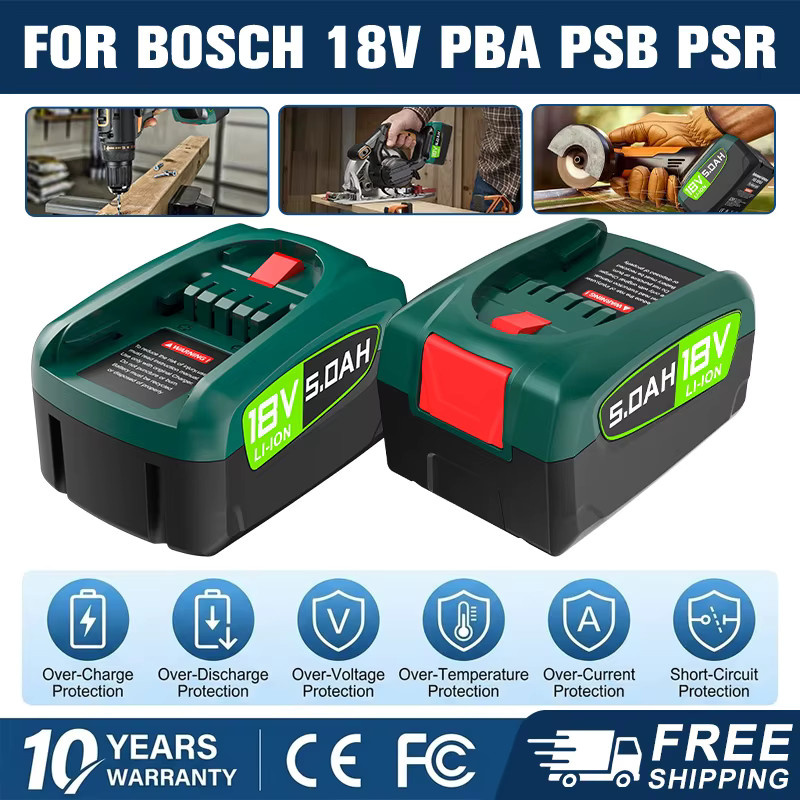 Bosch PBA 18V Lithium-Ionen Ersatzakku mit 3,5 Ah in Grün für kabellose Bohrer und Werkzeuge der Power & Garden Serie - Bild 4