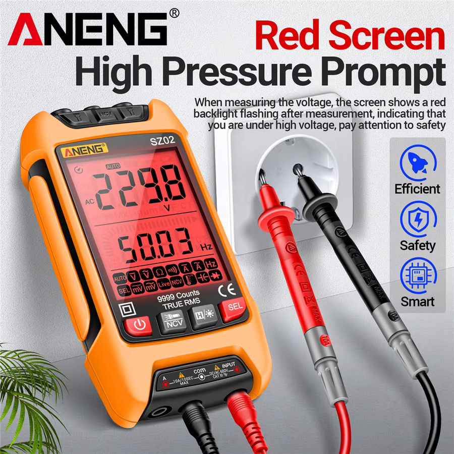ANENG SZ01/SZ02 Digital Multimeter True RMS Smart Multimeter für AC/DC Strom und Spannung - Bild 2