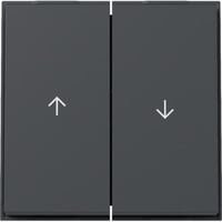 Gira Switch Doppelwippe mit zwei Pfeilsymbolen in Anthrazit - Bild 1