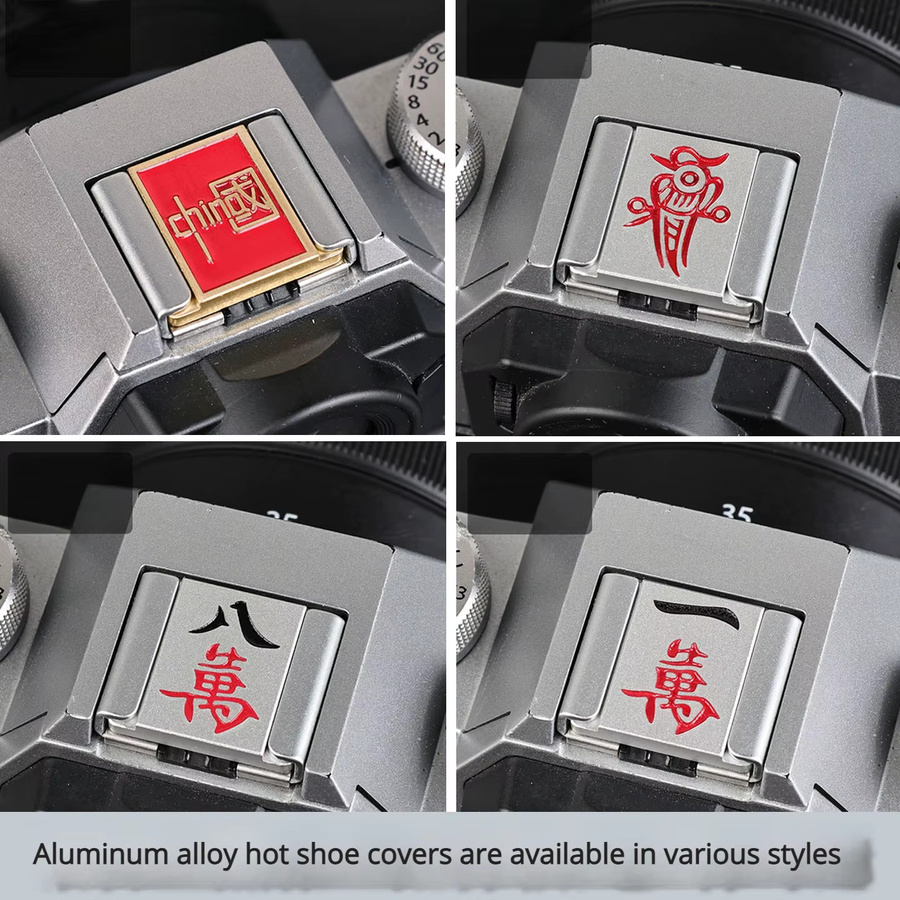 Fujifilm Kamera Blitzschuh Abdeckung aus Metall in Silber zum Schutz vor Staub für XS10 XM5 XE4 XT5 XT30II XH2S XA7 X100VI XT50 - Bild 2