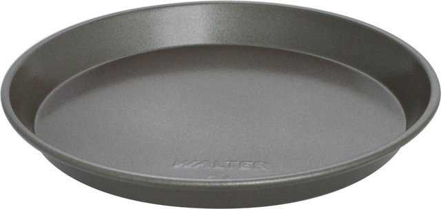 Schneider Walter Pizzablech aus Keramik, rund, grau, Durchmesser: 24 cm, 900 ml - Bild 1