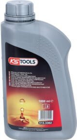 KS Tools Mehrzweck-Druckluftwerkzeug-Öl in Grau, 1000 ml - Bild 1