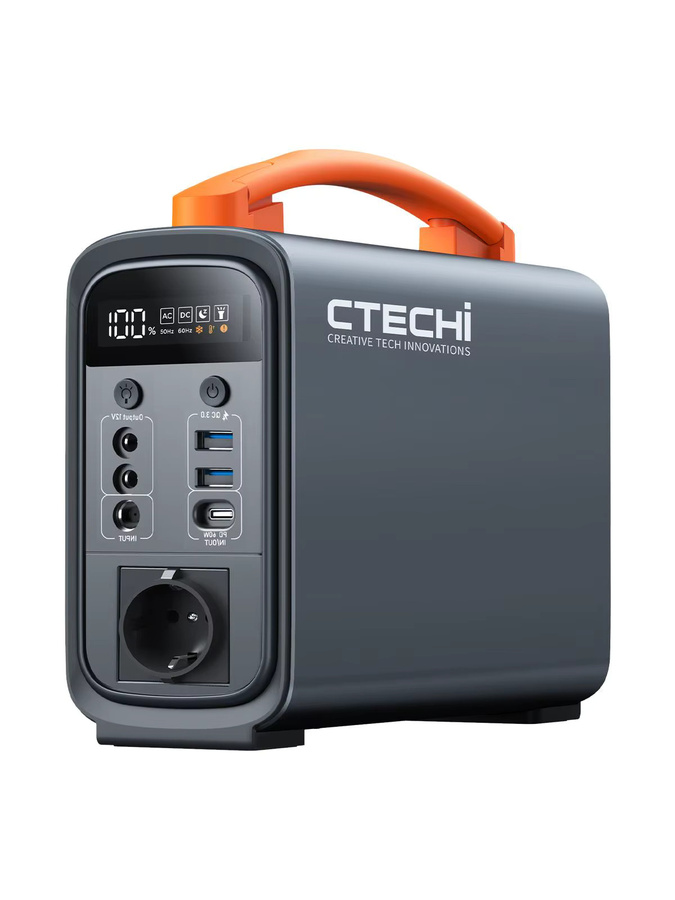 CTECHi Pocket LiFePo4 Batterie-Energiespeicher 200 W tragbare Solar-Powerbank Station als Outdoor-Backup-Generator - Bild 5