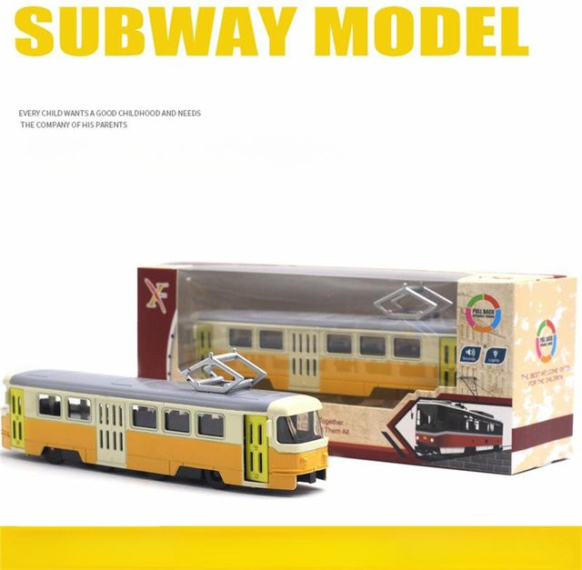 Linyi toy car Straßenbahn Modell, Metall, mit Ton und Licht, ab 14 Jahre - Bild 1
