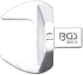 BGS Einsteck-Maulschlüssel 6900-19 in Silber mit 19 mm Schlüsselweite und 9 x 12 mm Aufnahme - Bild 1