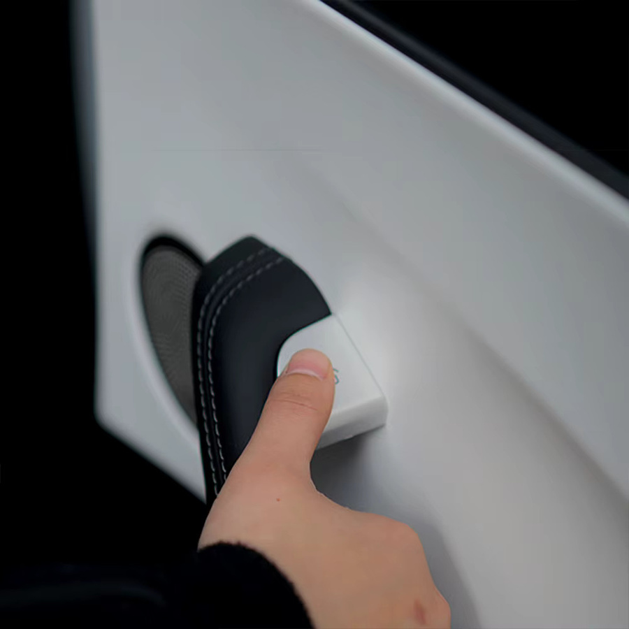 TESY Türverriegelungsschalter Abdeckung für Tesla Model Y und Model 3 Highland als Schutz für den Öffnungsknopf - Bild 2