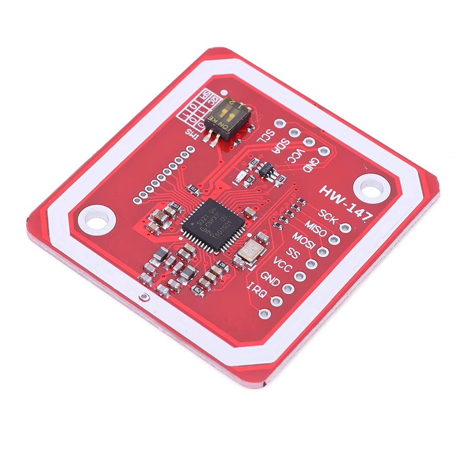 ALLOYSEED PN532 NFC RFID Modul V3 Benutzer-Kit mit IC S50 Karten-PCB-Antenne in Rot für Arduino, I2C, SPI und HSU Schnittstellen - Bild 5
