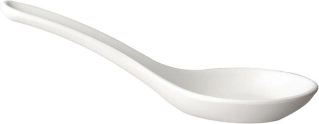 APS Fingerfoodlöffel FRIENDLY aus Kunststoff, weiß, 12 Stück Packung, Länge: 13,5 cm - Bild 1