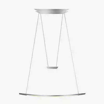 Oligo Lisgo Sky LED-Pendelleuchte in Chrom mit warmweißem Licht (2700K) und höhenverstellbarer Funktion - Bild 1