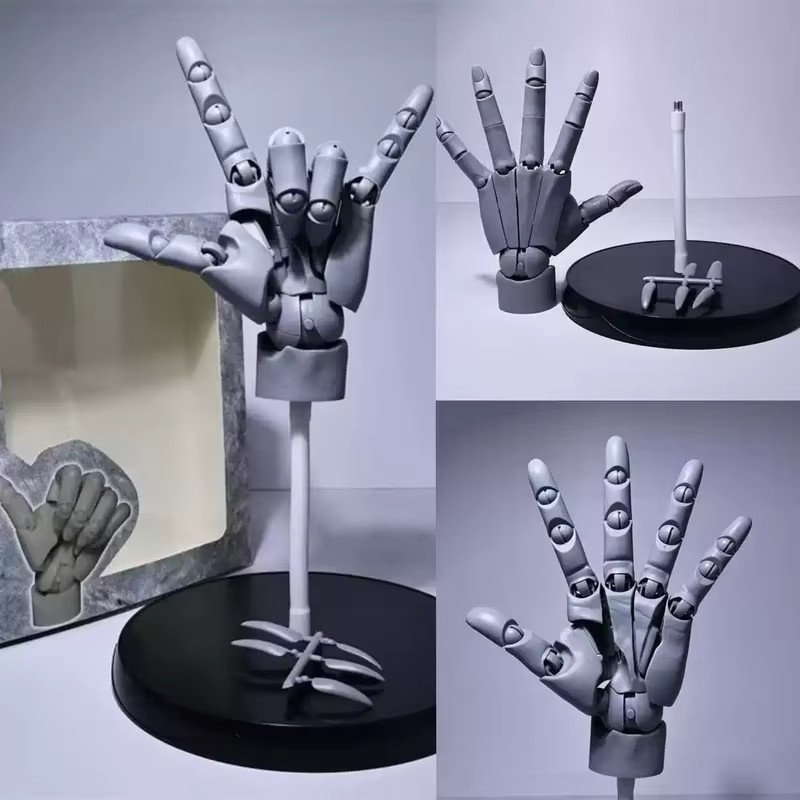 Bandai Modell-Set mit beweglicher Hand, Maßstab 1:1, links und rechts, aus Kunststoff - Bild 3
