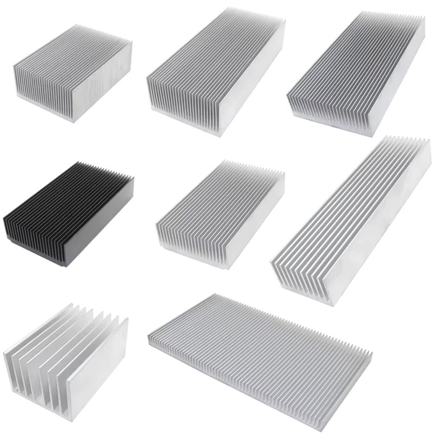 Cotexer Kühlkörper aus extrudiertem Aluminium in Silber für LED, elektronische Chips und LCD-Komponenten - Bild 1