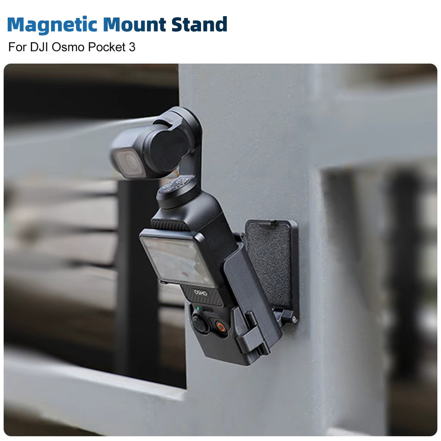 DJI Magnet-Lenkhalter mit Saugnapf und Verlängerungskäfig-Adapter für Osmo Pocket 3 in Schwarz - Bild 2