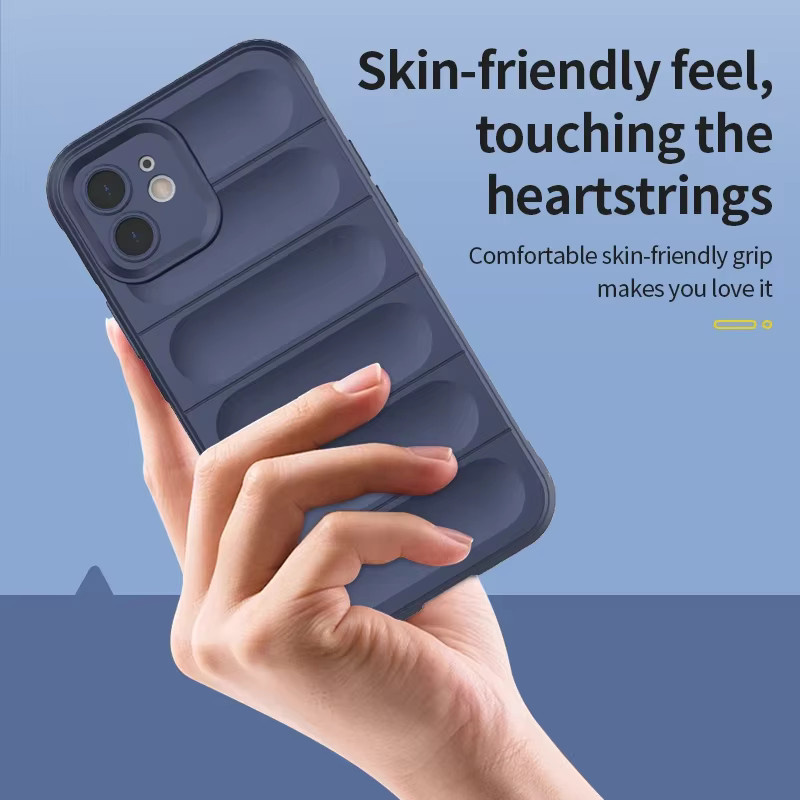 Stoßfeste Silikon Schutzhülle für OPPO Realme GT 6, GT 6T, GT6 Neo, 6 SE, GT NEO5 und GT3 in Schwarz - Bild 5