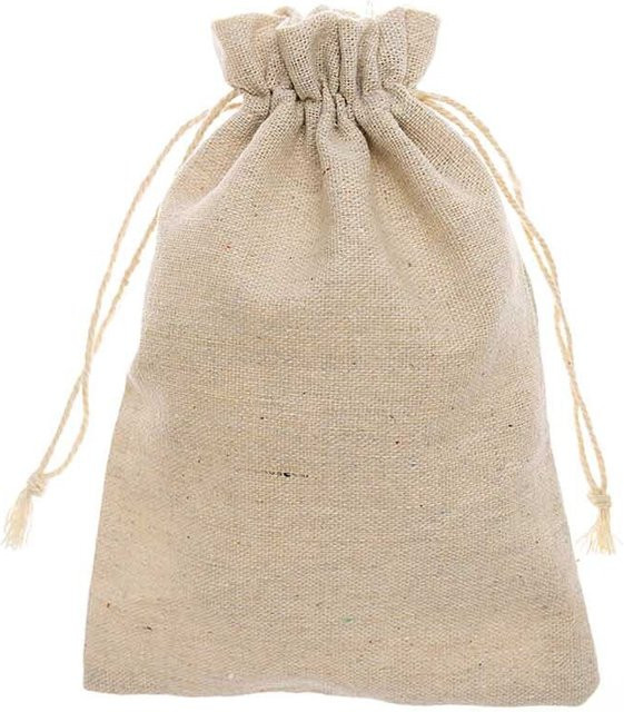 Rico Design Adventskalender Beutel in Juteoptik beige B: 14 cm, H: 19 cm - Bild 1