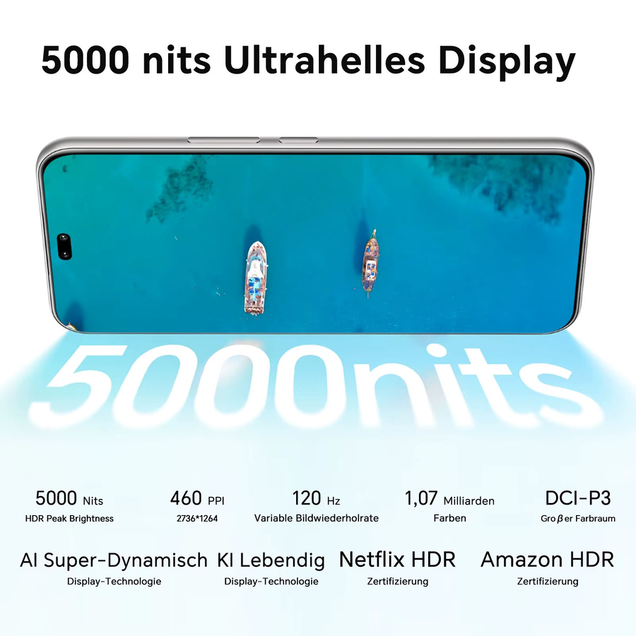 Honor 400 Smartphone 5G Midnight Black 256GB 8GB RAM mit 6,55 Zoll AMOLED Display und Snapdragon 7 Gen 3 - Bild 2
