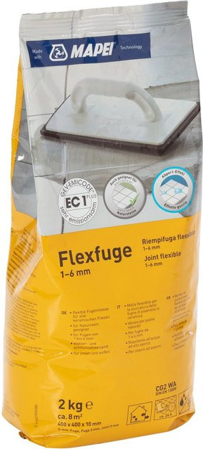 Mapei Flexfuge Weiß 2 kg für 1 - 6 mm Fugenbreite - Bild 1