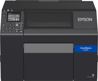 Epson ColorWorks CW-C6500Ae Etikettendrucker Farbdrucker Tintenstrahl mit Rollenzufuhr für 21,59 cm Rollenbreite, 1200 x 1200 dpi, USB 2.0 und LAN, automatisches Schneiden - Bild 1