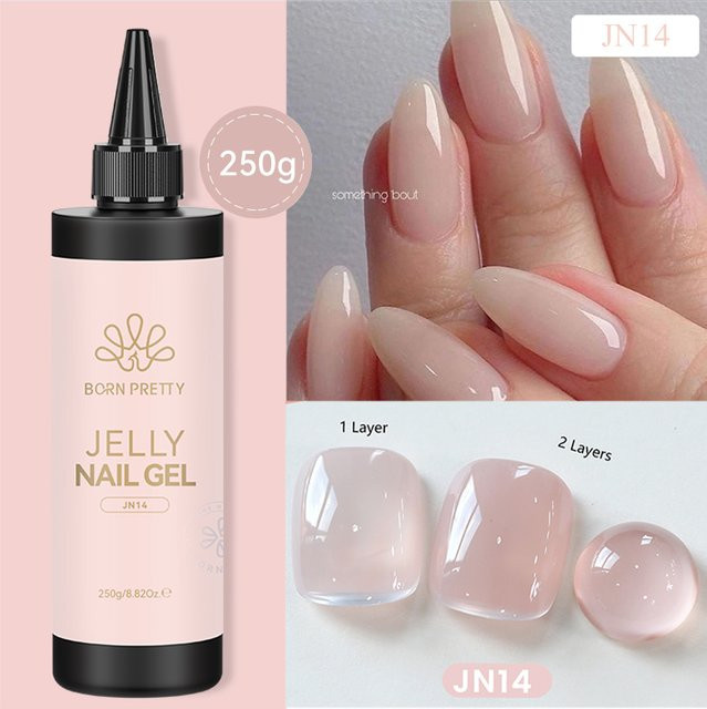 BORN PRETTY Nagellack, hellrosa, glänzend - Bild 1