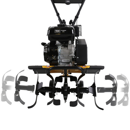 Texas Benzin-Motorhacke TX611TG in Gelb-Schwarz mit 4 kW und 2 Gängen - Bild 3