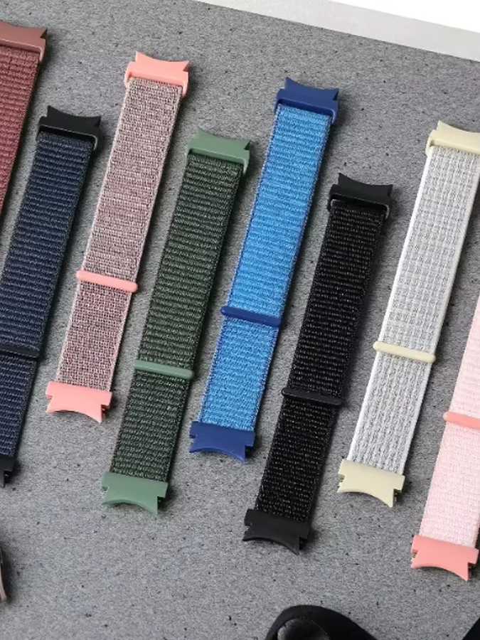 Uhrenarmband Nylon, Schwarz, Samsung Galaxy Watch - Bild 2