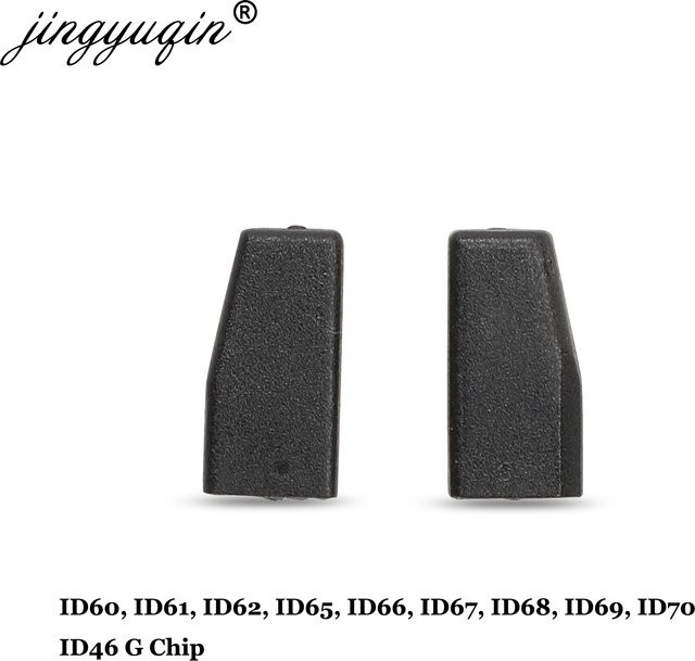 Jingyuqin Carbon-Chip ID46 ID60 ID61 ID62 ID65 ID66 ID67 ID68 ID69 ID70 G 4C Transponder-Chips für Autofernbedienungen in Schwarz - Bild 1