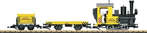 LGB Baustelle Startset Tenderlokomotive Bauzug Gelb / Schwarz - Bild 1