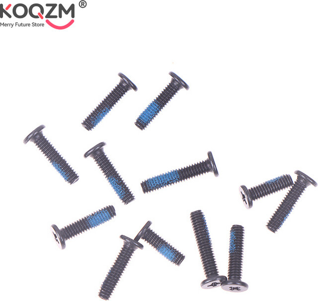 12 Stück Asus Laptop Unterboden Schrauben für FA506 FX506 FX507 FA507 FA707 706 Universal Reparatur Ersatzteile Schwarz - Bild 1