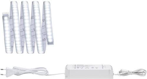 Paulmann MaxLED 1000 LED-Streifen-Basisset Weiß mit Netzteil und Fernbedienung, 1,5 m, Cool White, IP44 - Bild 1