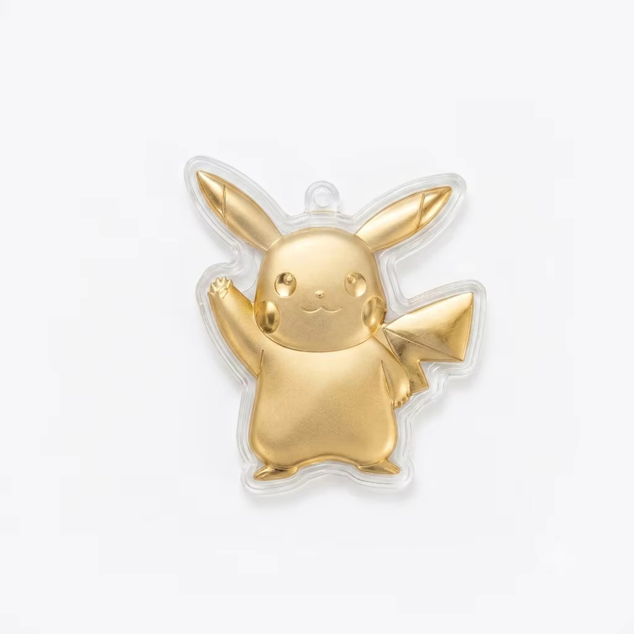 Bandai Pikachu Schlüsselanhänger, Gold, Unisex - Bild 5