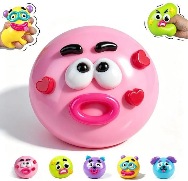 Smushers Curiosities Hunde-Gesichtswechsel Squishy, Slow Rise Spielzeug - Bild 1