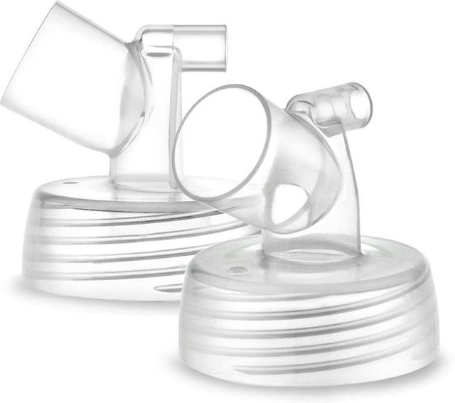 2 Stück Flansche für Spectra Milchpumpen, transparentes Baby-Stillzubehör aus lebensmittelechtem Material - Bild 1