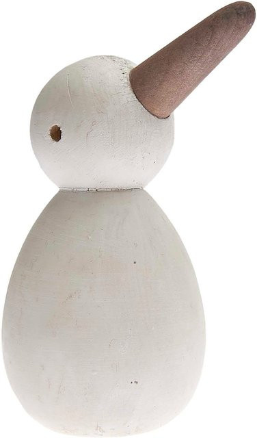 Rico Design Deko-Möwe stehend aus Holz in Weiß, B: 8 cm, H: 14,5 cm - Bild 1