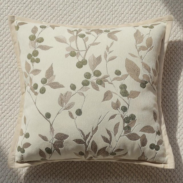 Dekorativer Kissenbezug JMG Clothing Modern Einfach in Grau und Beige, B/H: 45 x 45 cm - Bild 1