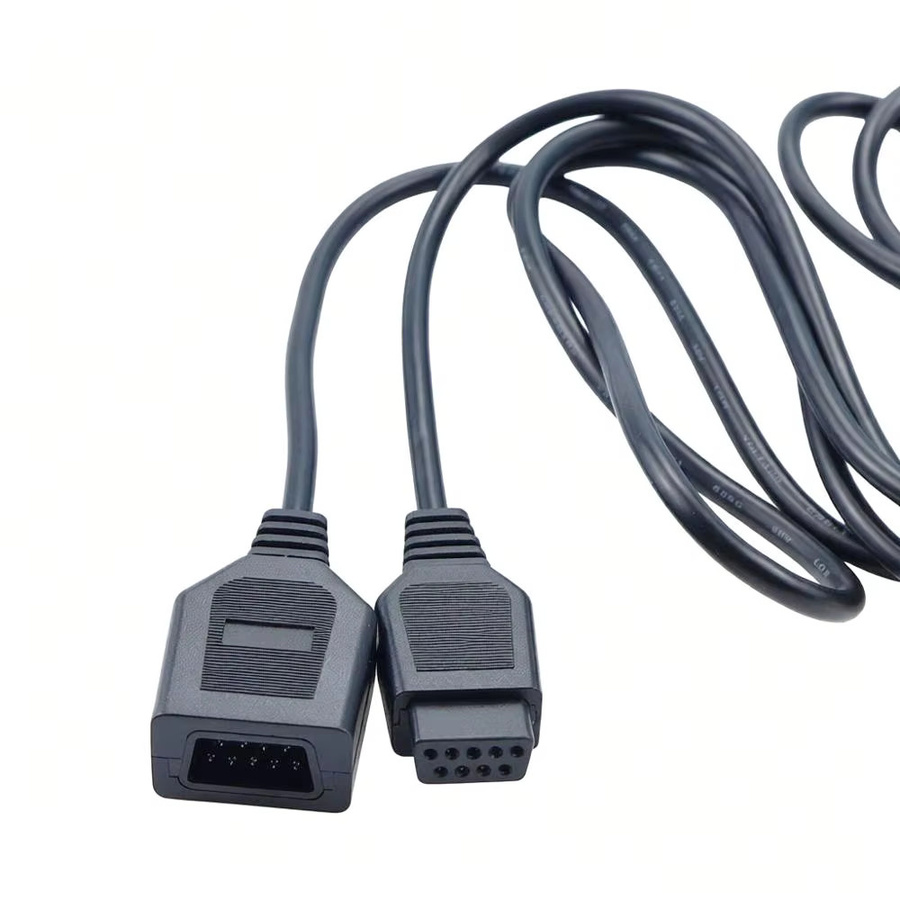 Sega Controller-Verlängerungskabel für MD 1/2/3 Generationen 16-Bit 9-Pin 9P in Rot-Weiß-Schwarz - Bild 3