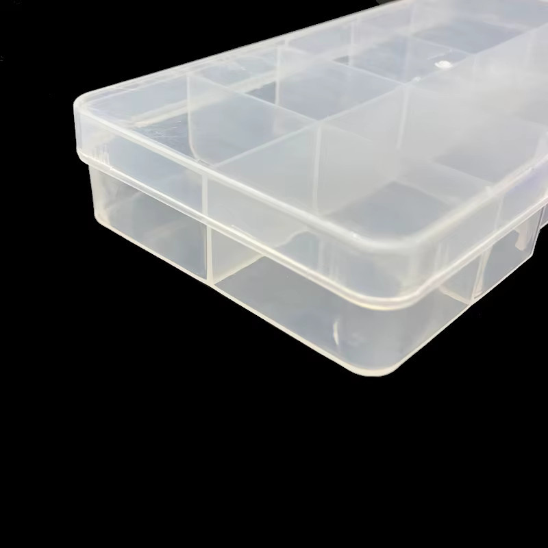 JEARLYU Schmuck-Organizer, 10-Fächer, durchsichtiger Kunststoff, Unisex - Bild 3