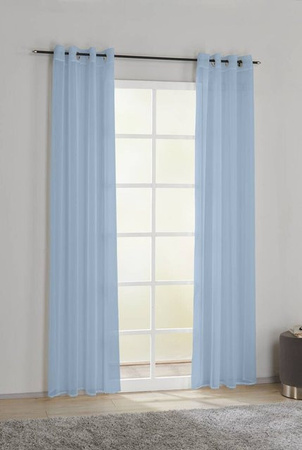 POCOline Ösenvorhang Micha Blau B/H: 135 x 235 cm