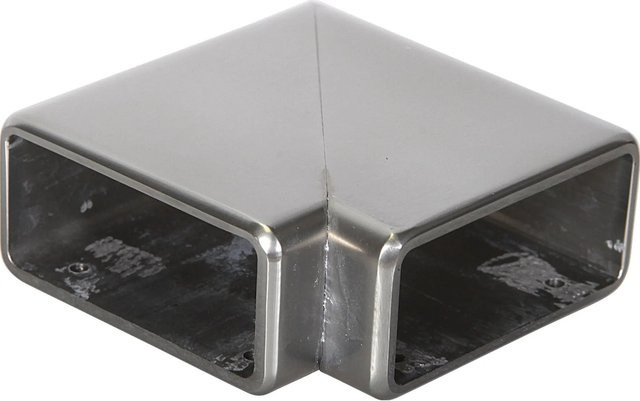 Dieda Winkel 90° horizontal aus Aluminium in Silber für Aluminiumhandlauf - Bild 1