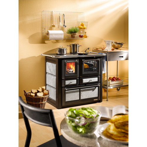 WESTMINSTER Holzherd K85F in Grau mit 6 kW Heizleistung - Bild 2