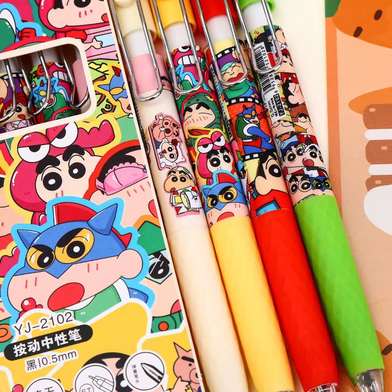 Crayon Shin-chan Schnelltrocknender Schülerstift in Schwarz und Bunt / Mehrfarbig - Bild 2