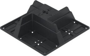 OBO Bettermann Universal-Standfuß UniBase für bis zu 10 Steine, schwarz, Bodenstehend - Bild 1