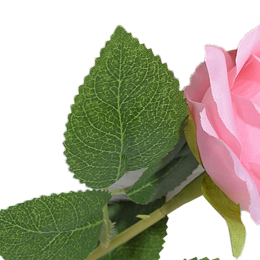 Tooarts Künstliche Rosen aus Seide als dekorative Blumen in Rosa und Rot für dein Zuhause oder Hochzeiten - Bild 3