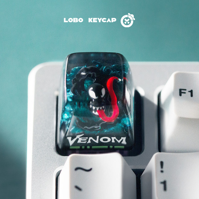 Attack Shark Anime Keycap für mechanische Tastaturen mit lichtdurchlässigem Harz und Single Character Animation Design - Bild 1