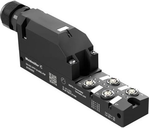 Weidmüller Sensor-Aktor-Verteiler und Adapter, 3-polig, Schwarz - Bild 1