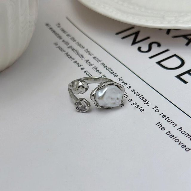 LATS Offener Ring, Imitation Barockperlen, Damen - Bild 1
