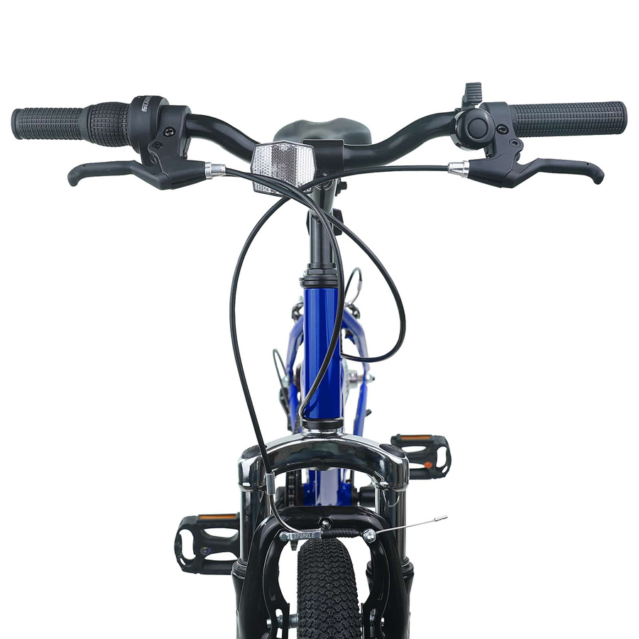 vidaXL Kinderfahrrad 24 Zoll 6-Speed Dunkelblau für 8-12 Jahre Alt - Bild 3