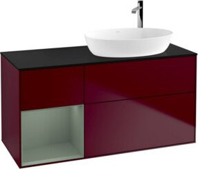 V&B Waschtischunterschrank Finion Wandbeleuchtung in Lackausführung, Breite: 120 cm, Tiefe: 50,1 cm, Höhe: 50,1 cm - Bild 1