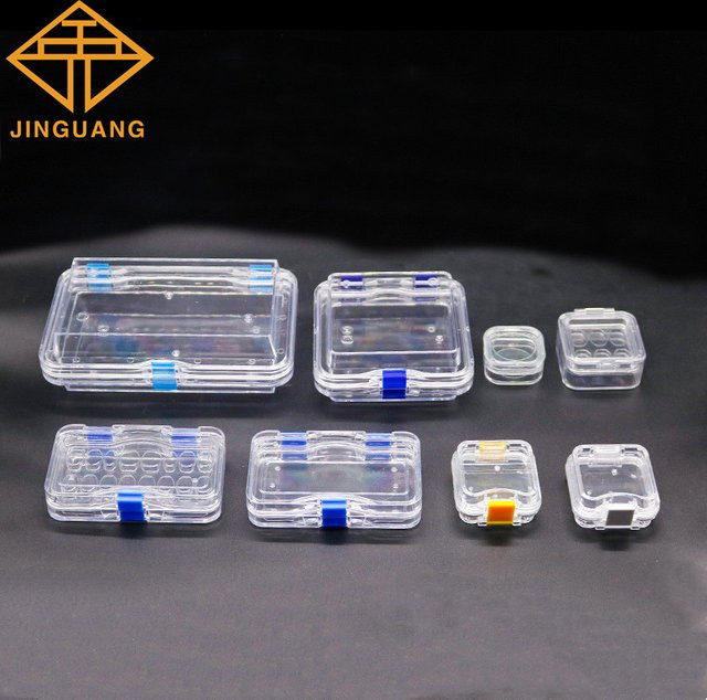 JIN GUANG Zahnbox aus Kunststoff, Aufbewahrungsbox für Prothesen, bunt - Bild 1